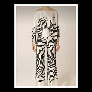 💋PRINTED OFF SHOULDER BLOUSE AND WIDE LEG 2-PIECE SET!!!